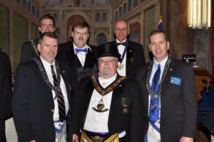 D2 Worshipful Masters with the Grand Master