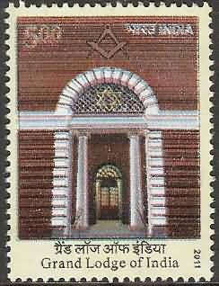 Grand Lodge of India stamp