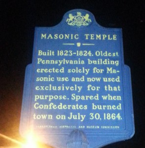 Temple's historical marker